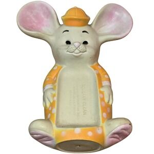 Vintage Rare Merle Norman Cosmetics Squeaky Clean Rubber Soap Dish Bunny Rabbit‎